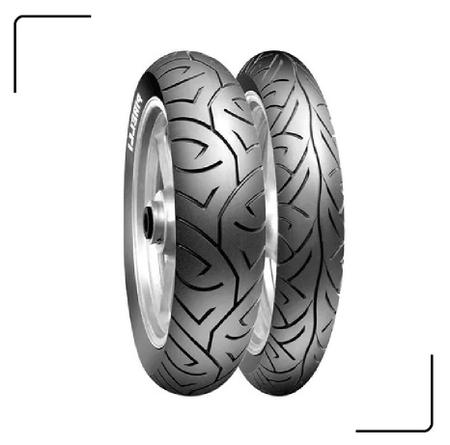 Imagem de Par Pneu Cb250f Twister Pirelli Sport Demon Sem Camara