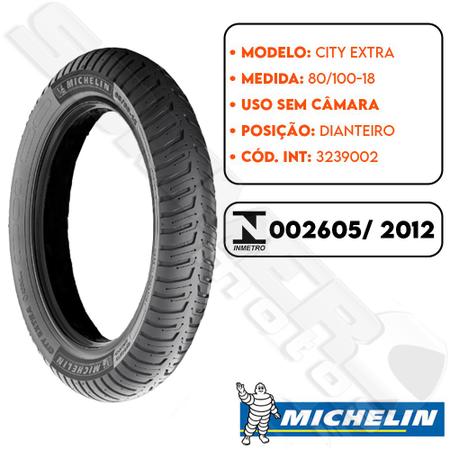 Par Pneu Cg Titan-Fan-Cargo-Start 125-150-160/Ybr-Factor 125-150/Yes 125/Dk 150i (+Largo) 80-100-18 + 100-90-18 Michelin Imagem de Par Pneu Cg Titan-Fan-Cargo-Start 125-150-160/Ybr-Factor 125-150/Yes 125/Dk 150i (+Largo) 80-100-18 + 100-90-18 Michelin