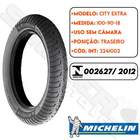 Par Pneu Cg Titan-Fan-Cargo-Start 125-150-160/Ybr-Factor 125-150/Yes 125/Dk 150i (+Largo) 80-100-18 + 100-90-18 Michelin Imagem de Par Pneu Cg Titan-Fan-Cargo-Start 125-150-160/Ybr-Factor 125-150/Yes 125/Dk 150i (+Largo) 80-100-18 + 100-90-18 Michelin