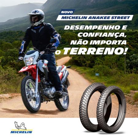 Imagem de Par Pneu Moto Michelin ANAKEE STREET 90/90-21 + 120/80-18