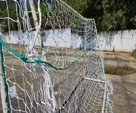 Imagem de Par Rede Gol Futsal Futebol Salão Fio 4mm Proteção U.v. 7,2m