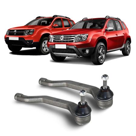 Imagem de Par Terminal De Direção Ponteira Articulação Pivo Renault Duster 2011 2012 2013 2014 2015 2016 2017 2018 2019 2020