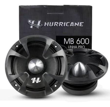 Imagem de Par Woofer Medio Grave 6 Polegad 500w Pro Mb600 Hurricane 4o