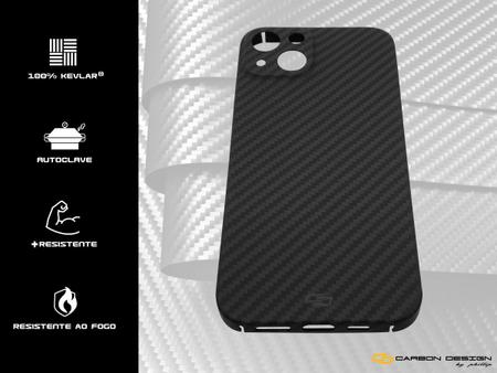 Para iPhone 13 Capa capinha case Fibra Carbono Kevlar Fina e Leve Premium  Luxo - CARBON DESIGN - Capinha de Celular - Magazine Luiza