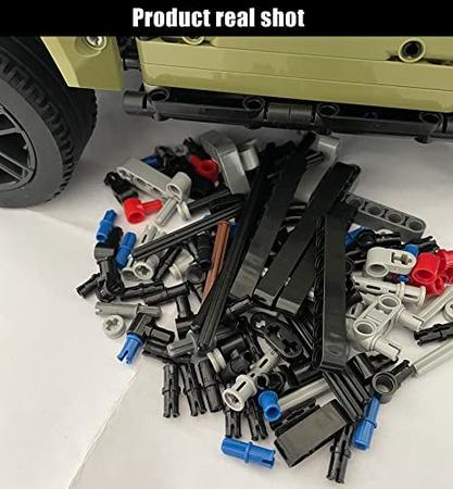 Imagem de para Lego Technic Land Rover Defender 42110 Motor e Kit de Atualização de Controle Remoto, 3 Motores, APP 4 Modos de Controle, Presente de Qualidade, Conjunto de Funções de Potência Compatível com Lego 42110 (Modelo Não Incluído)