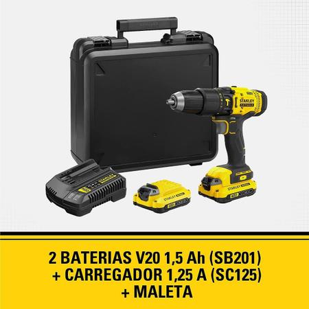 Imagem de Parafusadeira/Furadeira de Impacto 20V Max - Stanley