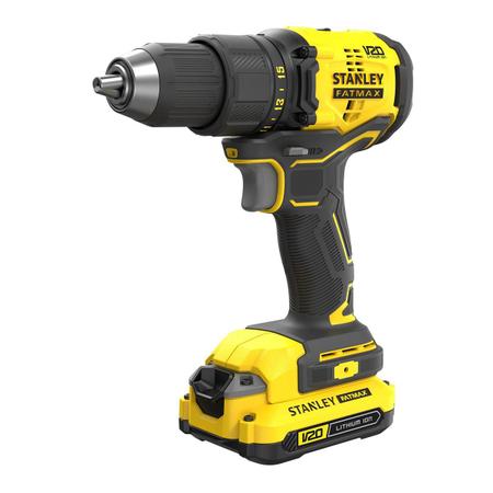 Imagem de Parafusadeira/Furadeira Imp. Brushless 1/2 20V Max com Maleta Bivolt SBD710C2K-BR Stanley