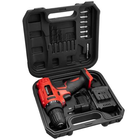 Imagem de Parafusadeira Mondial Power Tools FPF-06M 650 rpm Recarregável Bivolt - Preta / Vermelha