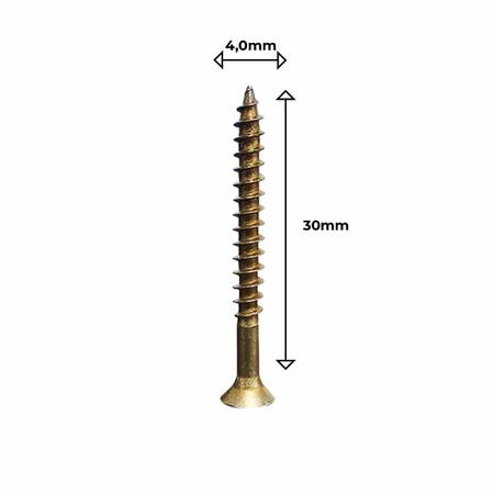 Imagem de Parafuso Para Madeira MDF 4,0X30 Philips Chata Caixa 500 Un