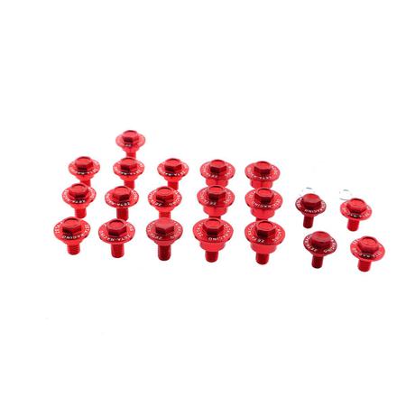 Parafusos Kit Plástico Zeta Crf 250/450r 450x 450Rx Imagem de Parafusos Kit Plástico Zeta Crf 250/450r 450x 450Rx