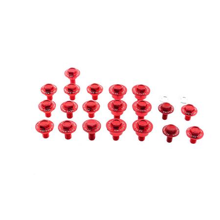 Parafusos Kit Plástico Zeta Crf 250/450r 450x 450Rx Imagem de Parafusos Kit Plástico Zeta Crf 250/450r 450x 450Rx