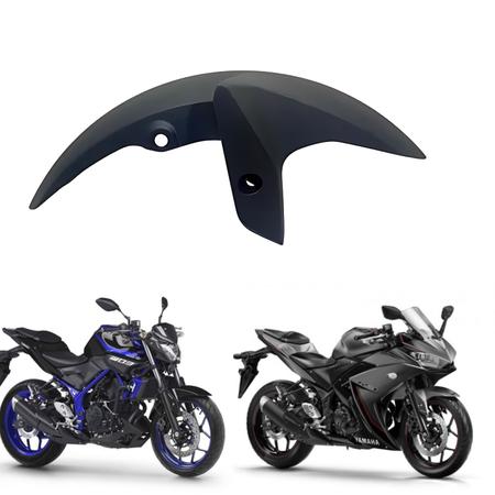 Imagem de Paralama Dianteiro Yamaha Mt-03 R3 Preto Fosco 2016 2017 2018 2019 2020 2021