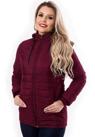 Jaqueta de best sale nylon feminina comprida