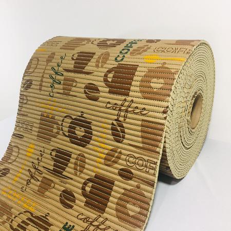Passadeira Antiderrapante Rolo 43cm x 2m Coffe 2.0 Kapazi Imagem de Passadeira Antiderrapante Rolo 43cm x 2m Coffe 2.0 Kapazi