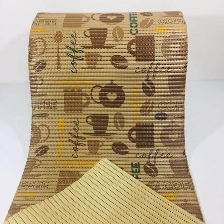 Passadeira Antiderrapante Rolo 43cm x 2m Coffe 2.0 Kapazi Imagem de Passadeira Antiderrapante Rolo 43cm x 2m Coffe 2.0 Kapazi