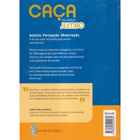 Livro Coquetel Caça Jumbo Nível Fácil – Edição 10 - Salvador Shopping