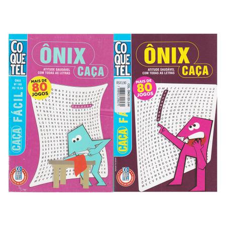 Passatempos Coquetel Nível Fácil + 560 Jogos de Caça Palavras Kit 7 Volumes  em Promoção na Americanas