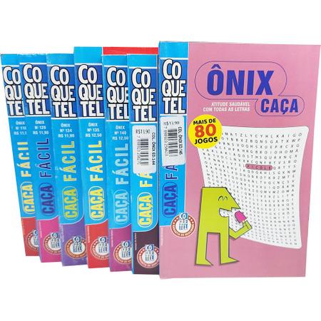 Livro Passatempos Coquetel Caça Palavras Jumbo Nível Fácil em Promoção na  Americanas