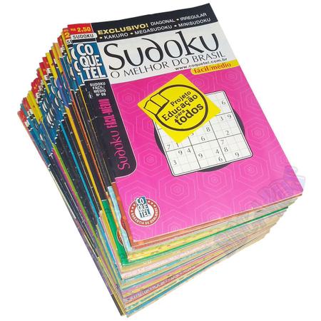 Livro de Passatempos Sukodu Jogo de Números + 1500 Jogos - Coquetel -  Contos e Crônicas - Magazine Luiza