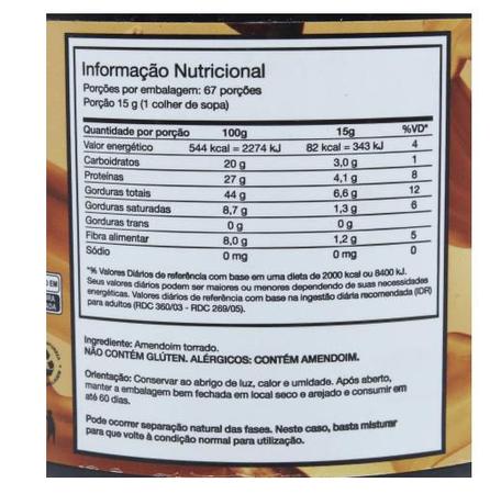 Pasta Amendoim Integral Growth 1kg Fonte Nutrientes Natural - Growth  Supplements - Pasta de Amendoim - Magazine Luiza