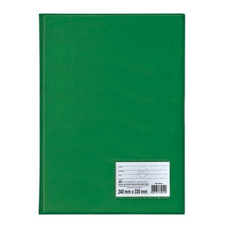 Imagem de Pasta Catálogo com 50 Envelopes Plásticos Verde Dac