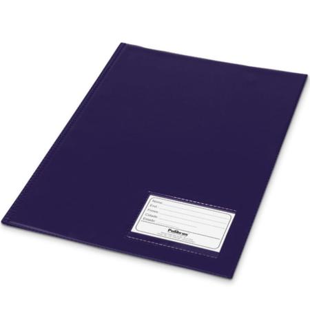 Imagem de Pasta Catálogo PVC 10 Envelopes com Visor 245x5x335mm cor Azul - POLIBRAS