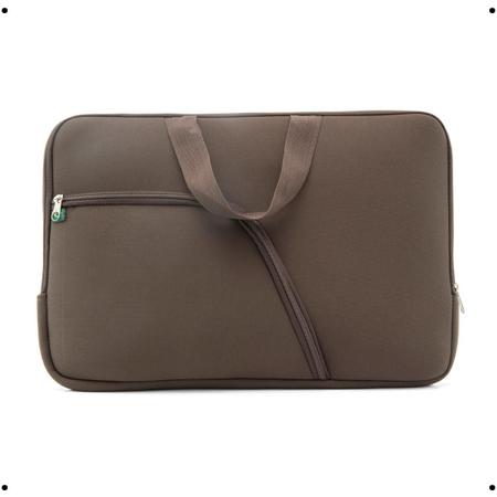 Imagem de Pasta Com Bolso Preto Case Capa Reforçada Neoprene Para Notebook