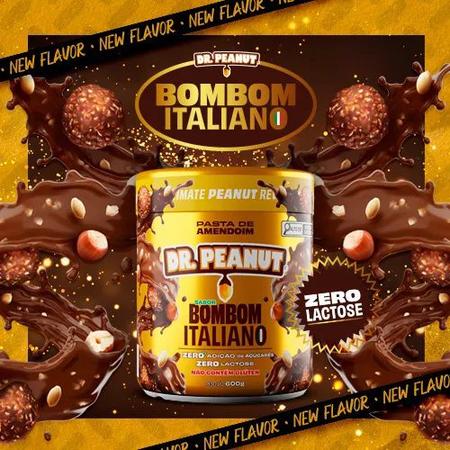 PASTA DE AMENDOIM BOMBOM ITALIANO ZERO LACTOSE 600G DR PEANUT