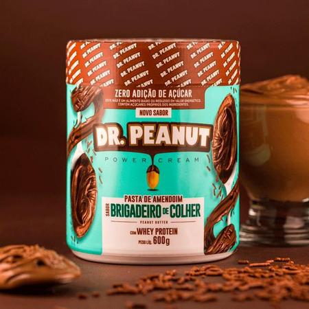 Pasta de Amendoim Brigadeiro de Colher (600g) - Dr Peanut - Categorias  Menu, Proteínas, Pasta de Amendoim- GSN Suplementos