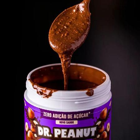Imagem de Pasta De Amendoim  Dr. Peanut Power Cream Proteínas 650g  Suplemento Em Pasta Com Whey Protein Doce Saudavel