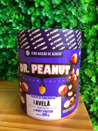 Pasta de Amendoim Dr Peanut sabor Avelã 600g zero adição de açúcar