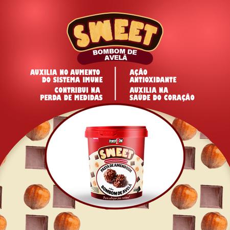 Imagem de Pasta de Amendoim Power 1 One Sweet  Sabor Bombom de Avelã   500g