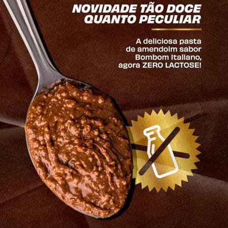 Pasta De Amendoim Whey Protein Bombom Italiano Pote 600g Dr Peanut