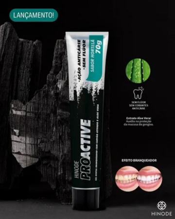 Imagem de Pasta Dental Proactive Carvão Ativado Branqueador Aloe Vera 70g
