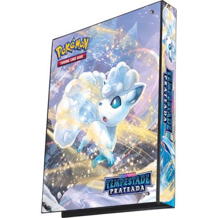 Pasta Álbum Fichário Cards Cartas Mew 10 Folhas Pokémon 151