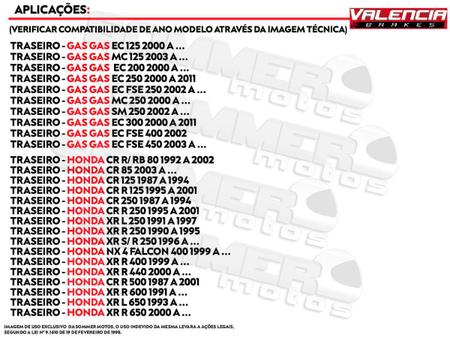 Pastilha de Freio Traseira Honda XRE 300 s/ ABS Valencia (V03) - VALENCIA  BRAKES - Pastilha de Freio - Magazine Luiza