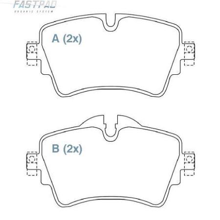 Pastilha Dianteira Bmw 218D 218I X1 1.6 Mini Cooper S F55 - Maxxmotorsloja Imagem de Pastilha Dianteira Bmw 218D 218I X1 1.6 Mini Cooper S F55