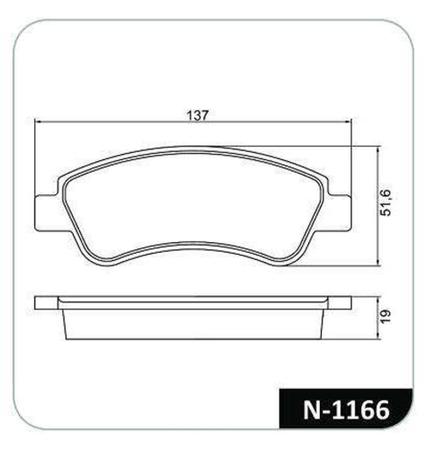 Imagem de Pastilha freio dianteira citroen c4 c3 xsara peugeot 206 207 - COBREQ