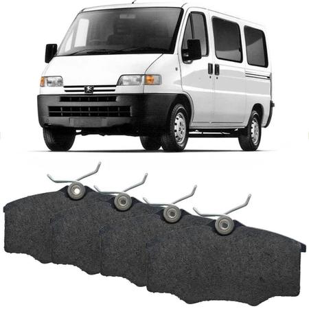 Imagem de Pastilha Freio HFP5042 Jumper 2.0 2.5 2.8 94/02 Ducato 2.8 97/99 Boxer 2.5 94/99 Com 2 Alarmes Dianteira