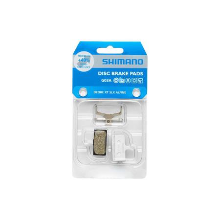 PASTILHA FREIO SHIMANO RESINA G03A C MOLA DEORE M6100 SLX M7100