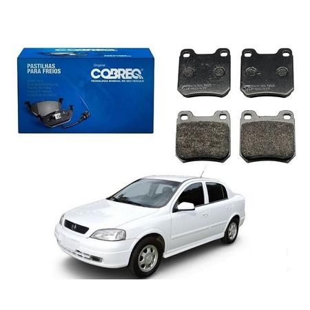 Pastilha Freio Traseira Astra Sedan 1.8 2.0 16v 1999 A 2004 - Cobreq Imagem de Pastilha Freio Traseira Astra Sedan 1.8 2.0 16v 1999 A 2004