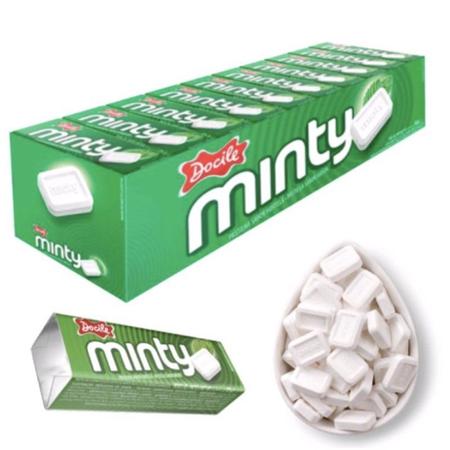 Imagem de Pastilha Minty  Docile Hortelã 17g Caixa C/40unid - 680g