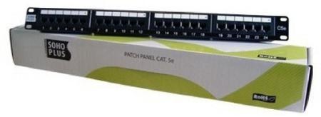 Imagem de Patch Panel Soho Cat5E T568Ab 24 Portas