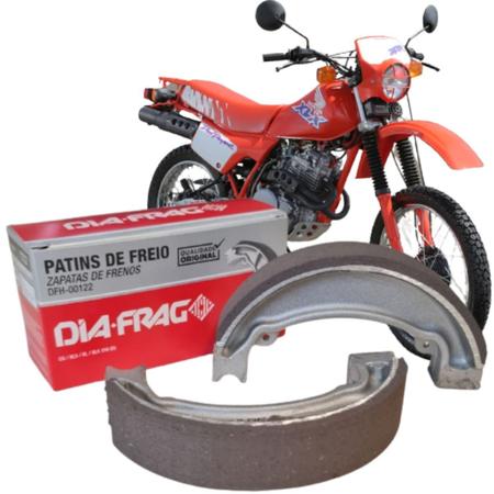 Imagem de Patim Lona de Freio Diafrag - CG 125 83-99 XLX 250r XLR 250 - Dianteira - MEDIDA STANDARD