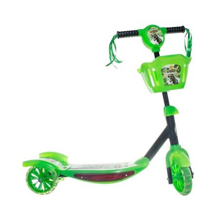 Patinete 3 Rodas Musical C/ Luzes Dinossauro + Kit Proteção Imagem de Patinete 3 Rodas Musical C/ Luzes Dinossauro + Kit Proteção