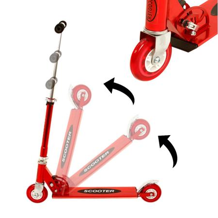 Patinete Dm Toys Reforçado Menina + Fantasia Kit Policial Imagem de Patinete Dm Toys Reforçado Menina + Fantasia Kit Policial