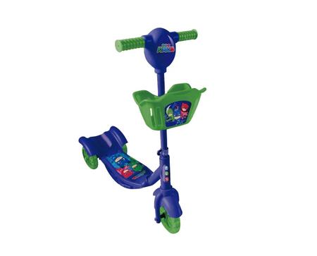 Imagem de Patinete Infantil 3 Rodas com Luz PJ Mask Multikids