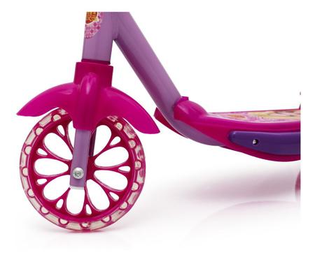 Patinete Rosa Com Cesta Infantil Luz e Som Princesas 3 Rodas - Pop  Brinquedos - Patinete Infantil 3 Rodas - Magazine Luiza