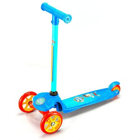 Patinete Infantil 3 Rodas Azul Rosa Crianças Regula Altura - oestesom