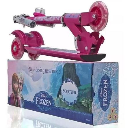 Imagem de Patinete Infantil Frozen 3 Rodas Gel